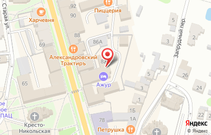 Отель Миррос на карте