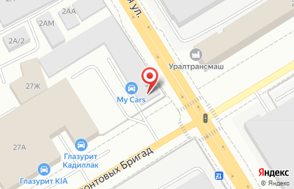 Юридическая компания Юрист в Орджоникидзевском районе на карте
