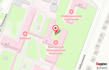 Борская центральная районная больница на карте