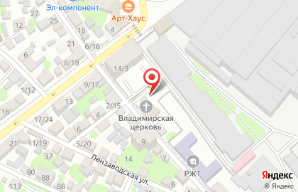 Храм в честь святого равноапостольного великого князя Владимира в Ростове-на-Дону на карте