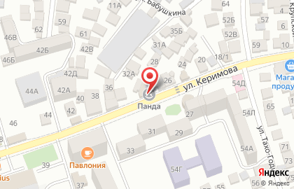 Частный детский сад Панда в Кировском районе на карте
