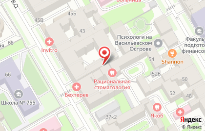 Мясная лавка, ИП Марусев А.Н. в Василеостровском районе на карте