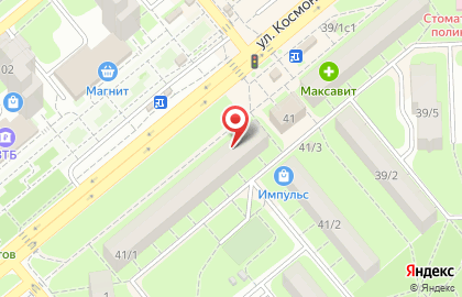 Фирменный магазин Камышинский текстиль на улице Космонавтов на карте