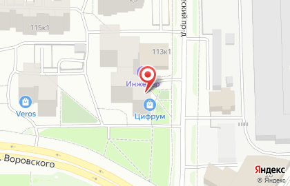 Сервисный центр Lux Company на улице Воровского на карте