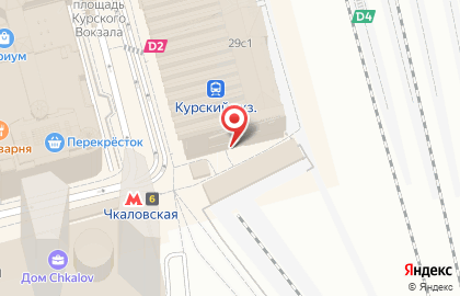 Магазин быстрого питания на улице Земляной Вал на карте