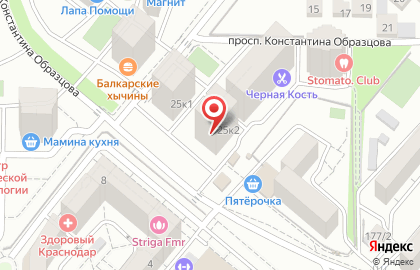 Лаборатория Helix на проспекте имени Константина Образцова на карте