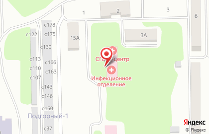 Искитимская центральная городская больница в Новосибирске на карте