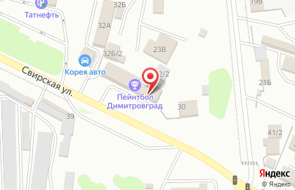 Деловой центр на Свирской улице на карте