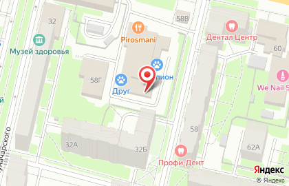 Автомойка Белый Носорог на карте