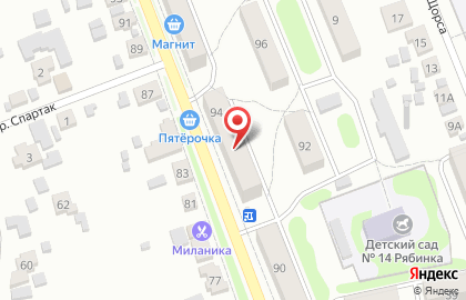 Супермаркет Пятёрочка, супермаркет на Октябрьской улице на карте