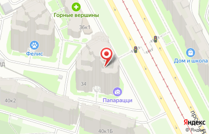 Парикмахерская в Санкт-Петербурге на карте