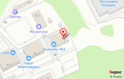 Компания Техинком на карте