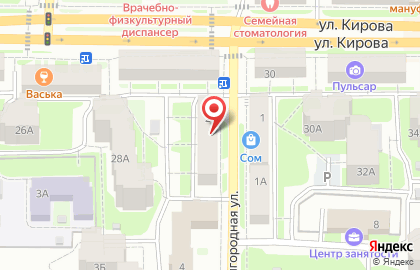 Транспортная компания Негабарит №1 на Пригородной улице на карте