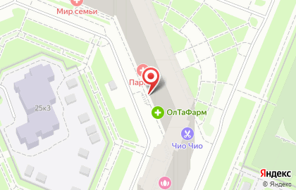 Аптека ОлТаФарм на улице Михаила Дудина на карте