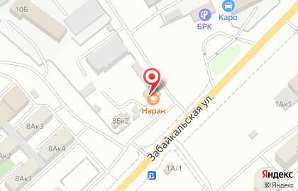 Наран на Забайкальской улице на карте