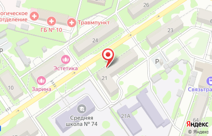 Детский центр Теремок на Фасадной улице на карте