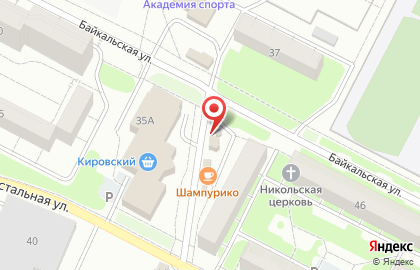 Магазин продуктов в Екатеринбурге на карте