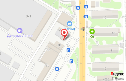 Магазин разливного пива хлебобулочной продукции на улице Малиновского на карте