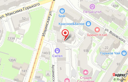Группа компаний Профессионалы в Нижегородском районе на карте