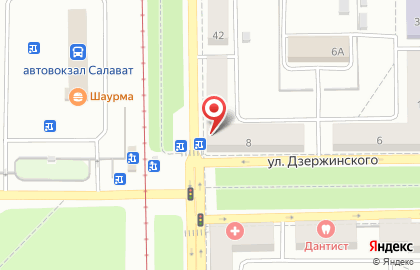 Сеть чайно-кофейных магазинов Рахмат на Уфимской улице на карте