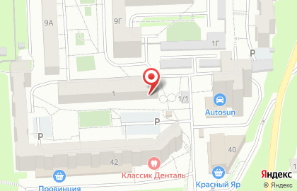 Продуктовый магазин Свой в Железнодорожном районе на карте