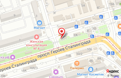 Магазин цветов на проспекте Героев Сталинграда, 3е на карте