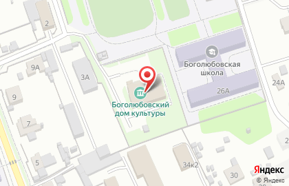 Дом культуры пос. Боголюбово на карте