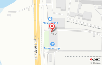 Компания Металлоторг в Октябрьском районе на карте