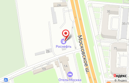 Роснефть на Московском шоссе на карте