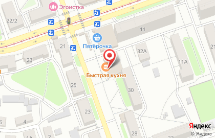 Столовая Быстрая Кухня на улице Станиславского на карте
