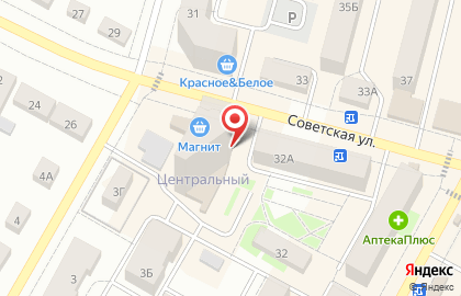 Салон цветов и подарков на Советской улице на карте