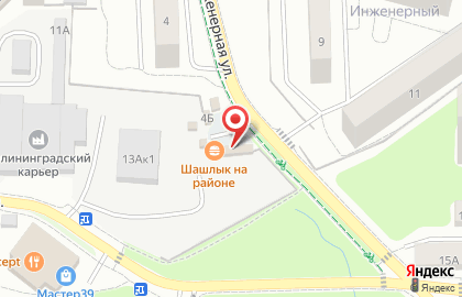 Рыбный магазин в Калининграде на карте