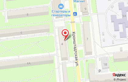 Супермаркет Магнит на Кронштадтской улице на карте