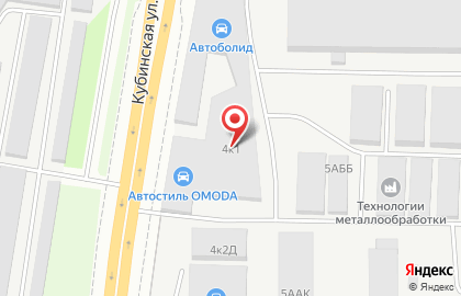 Автоцентр Аврора на Кубинской улице на карте