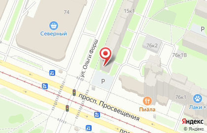 Салон красоты Neon на улице Ольги Форш на карте