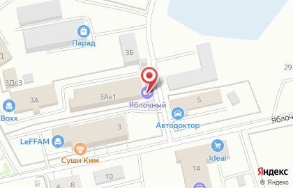 Футбольная школа для детей Открытие в Московском районе на карте