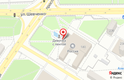 Дворец культуры Россия в Центральном районе на карте