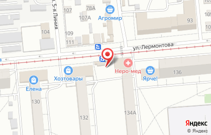 У Татьяны на улице Лермонтова на карте