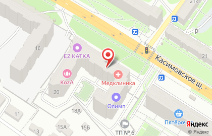 Магазин Галерея Безопасности на Касимовском шоссе на карте