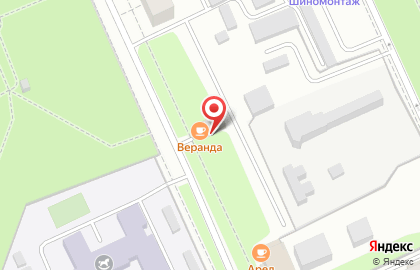 Кафе Веранда в Москве на карте