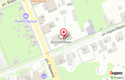 Муромский дом ребенка на карте