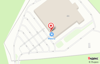 Гипермаркет METRO Cash & Carry в Томске на карте