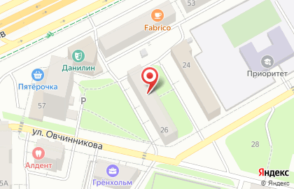 Оптово-розничный магазин Уралкерамика в Дзержинском районе на карте
