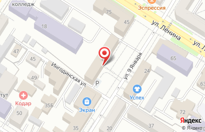 Общежитие Читинский политехнический колледж в Центральном районе на карте