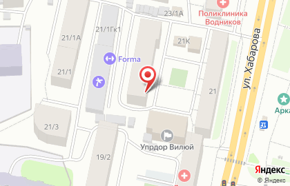 Частный детский сад Мир детства на улице Хабарова на карте