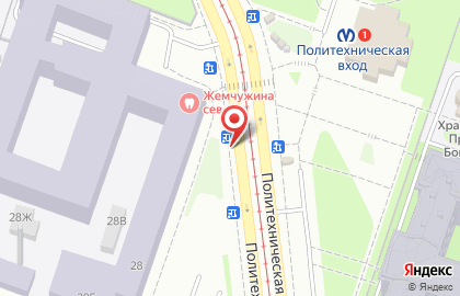 Салон продаж и обслуживания Теле2 на Политехнической улице на карте