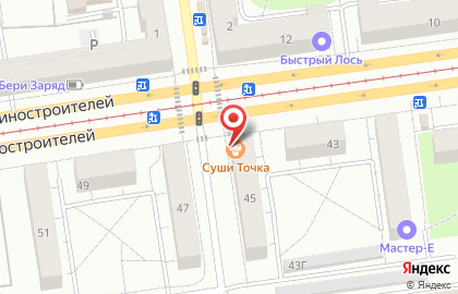 Магазин Суши Точка в Орджоникидзевском районе на карте