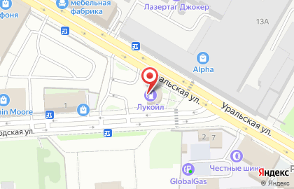 Лукойл в Санкт-Петербурге на карте
