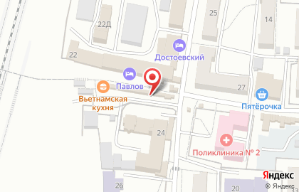 Кафе быстрого питания на улице Академика Павлова на карте