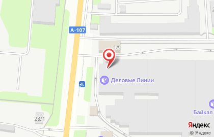 Транспортная компания DPD в Ногинске, на Электростальском шоссе на карте